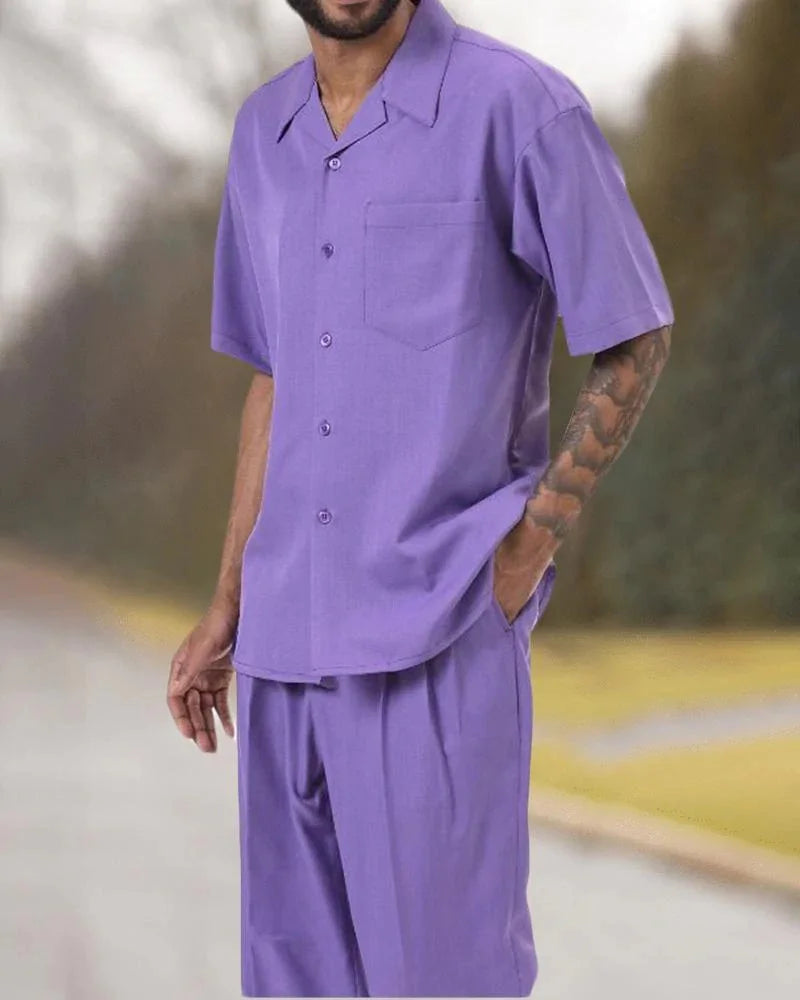 Gestreepte set met shirt en broek
