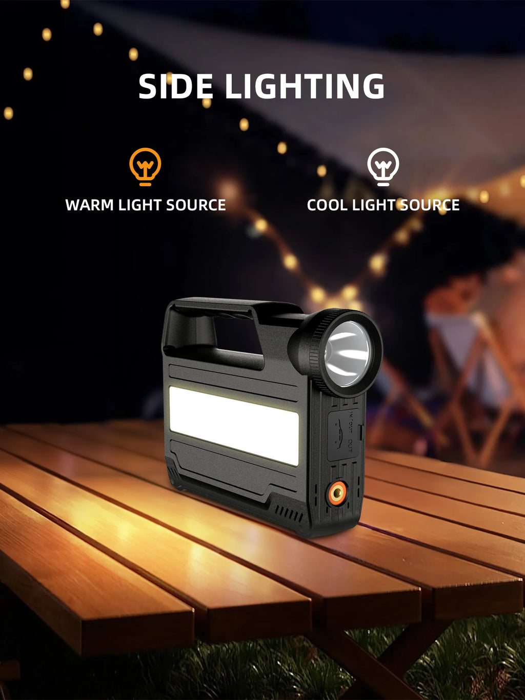 6-in-1 jumpstarter met bandenpomp en powerbank