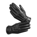 Leren herenhandschoenen met riempje