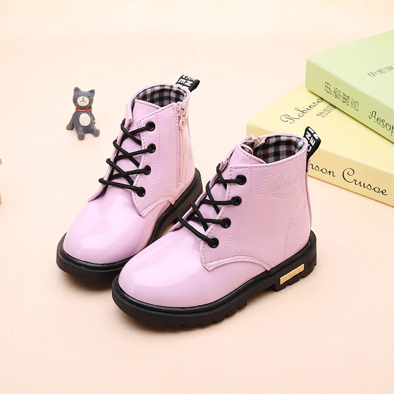 Glanzende kinderveterboots - afbeelding 15