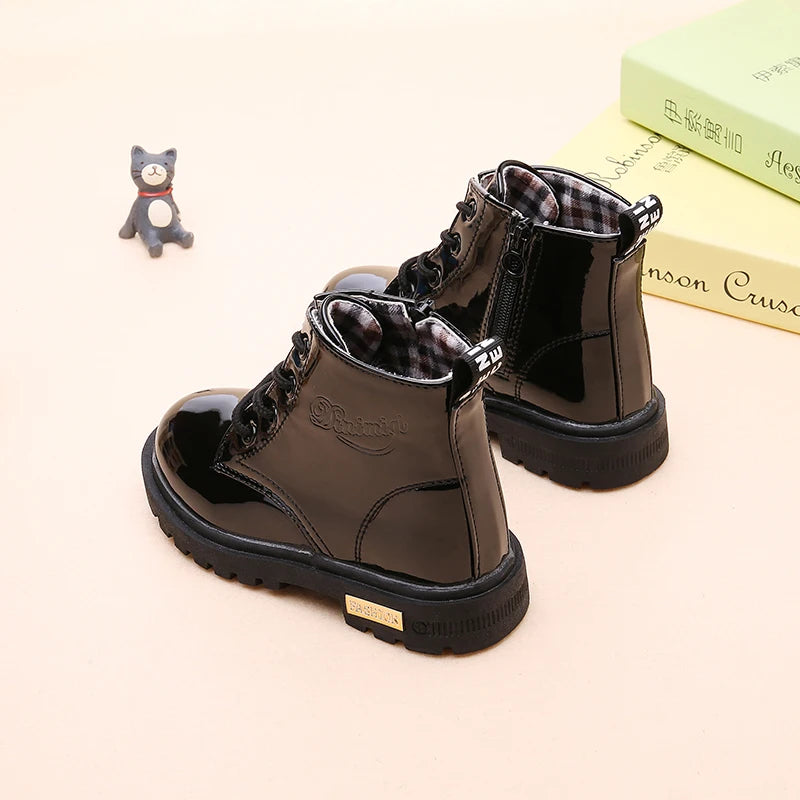 Glanzende kinderveterboots - afbeelding 11
