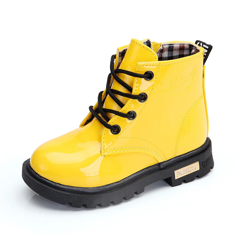 Glanzende kinderveterboots - afbeelding 27