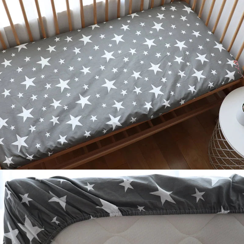 100% katoenen baby hoeslaken van 130x70cm