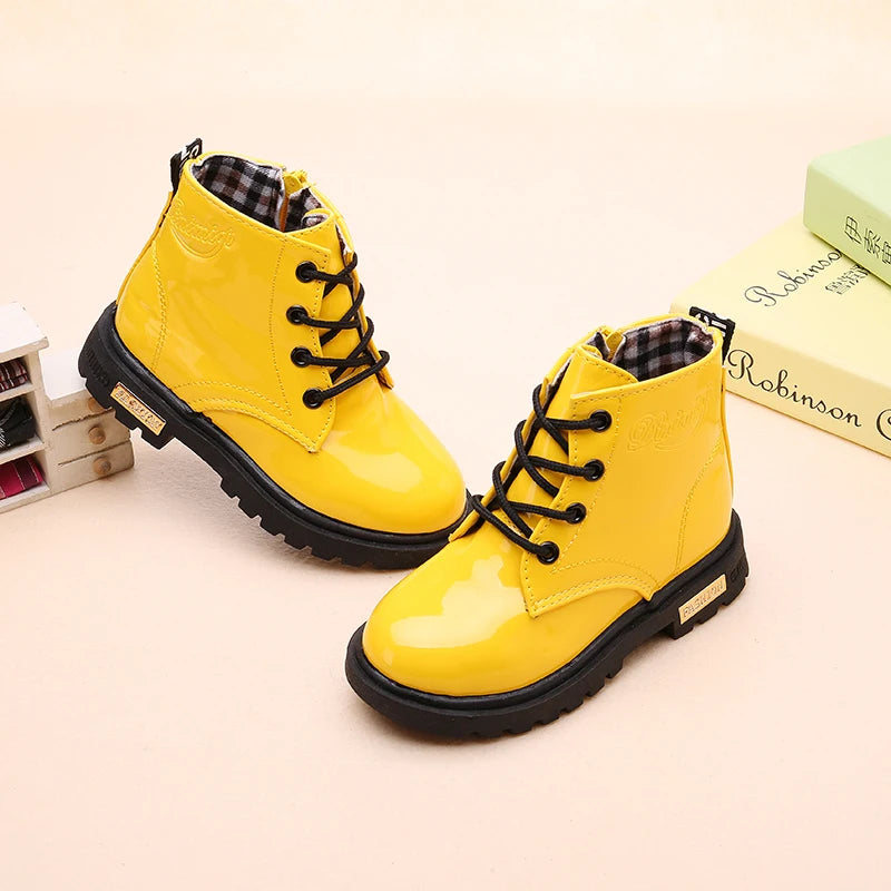 Glanzende kinderveterboots - afbeelding 14