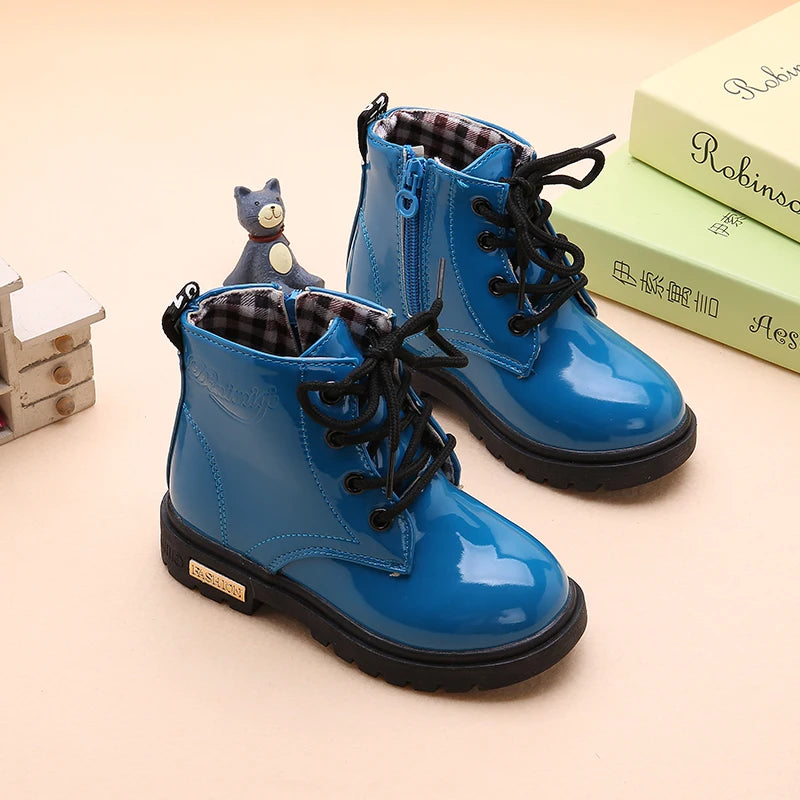 Glanzende kinderveterboots - afbeelding 23