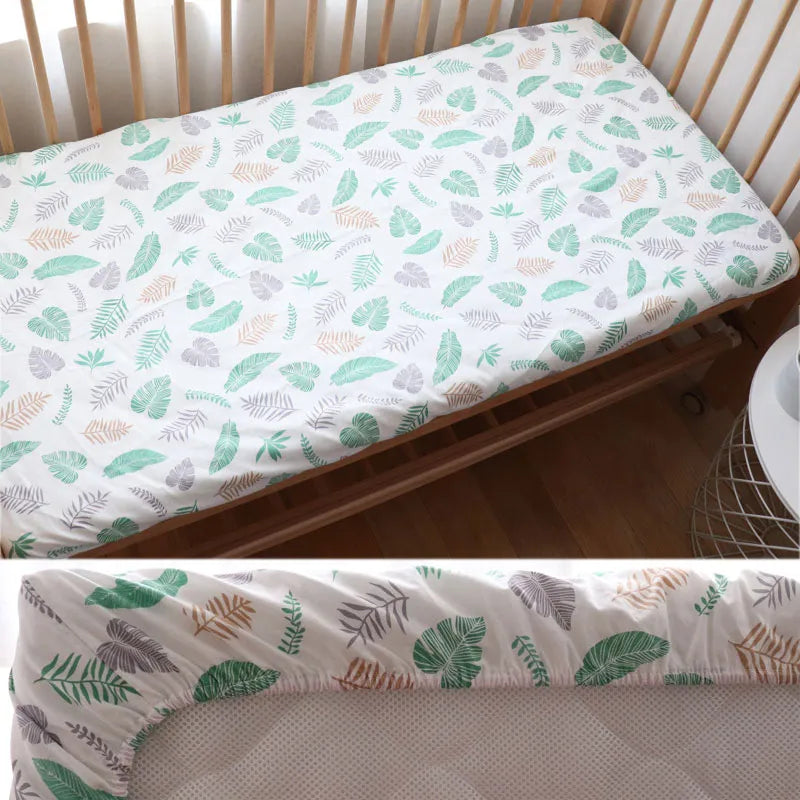 100% katoenen baby hoeslaken van 130x70cm