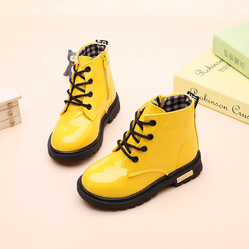 Glanzende kinderveterboots - afbeelding 13