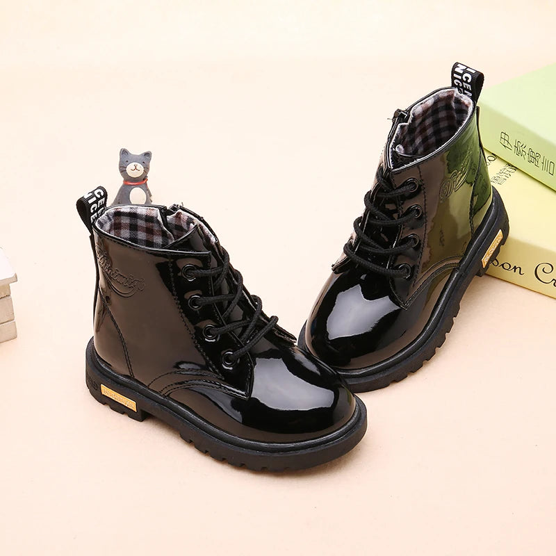 Glanzende kinderveterboots - afbeelding 10