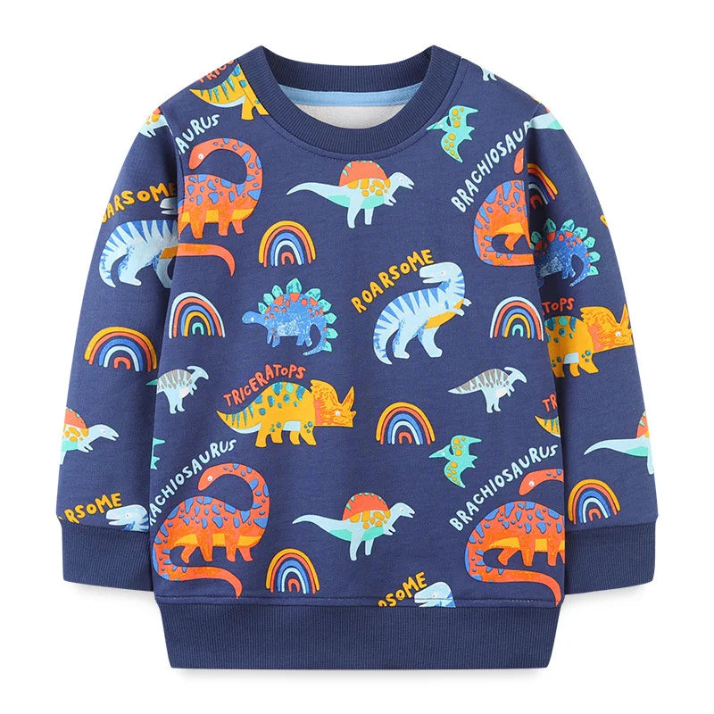 Kindersweater met vrolijke print - afbeelding 7