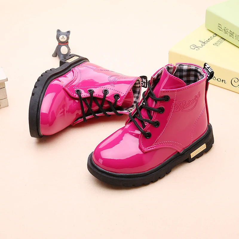 Glanzende kinderveterboots - afbeelding 19