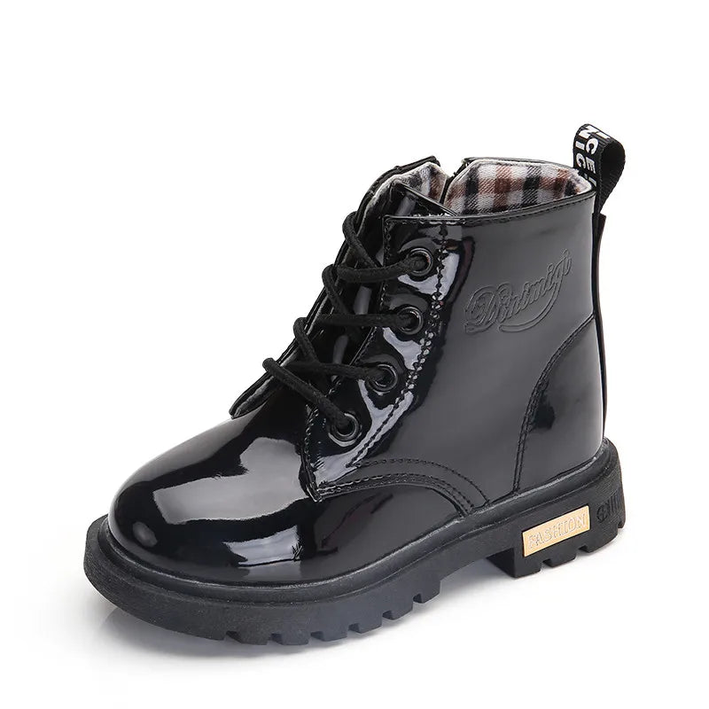 Glanzende kinderveterboots - afbeelding 32