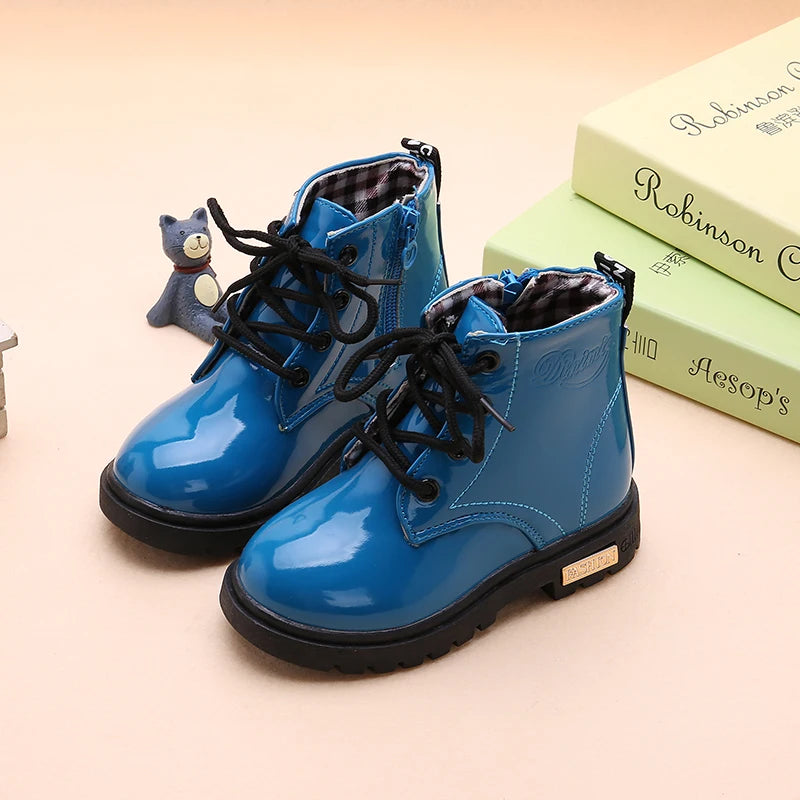 Glanzende kinderveterboots - afbeelding 22