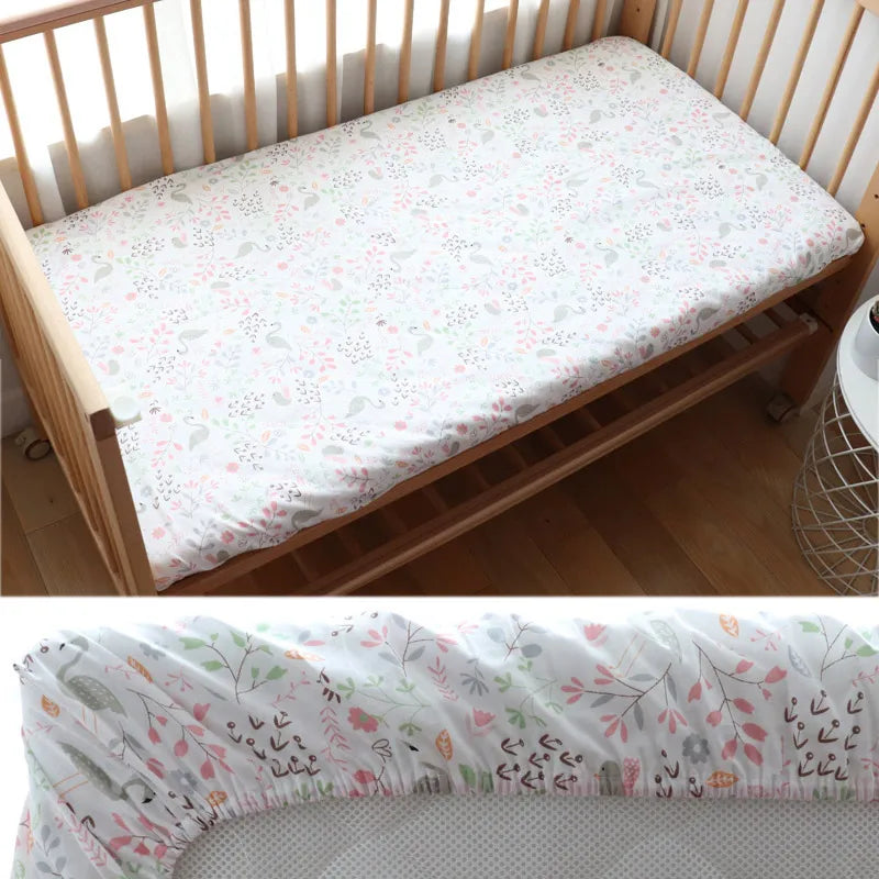 100% katoenen baby hoeslaken van 130x70cm