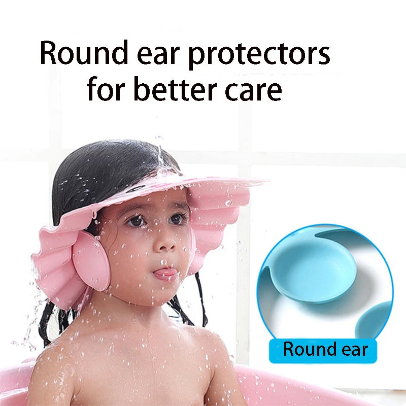 Verstelbare douche- en shampoocap