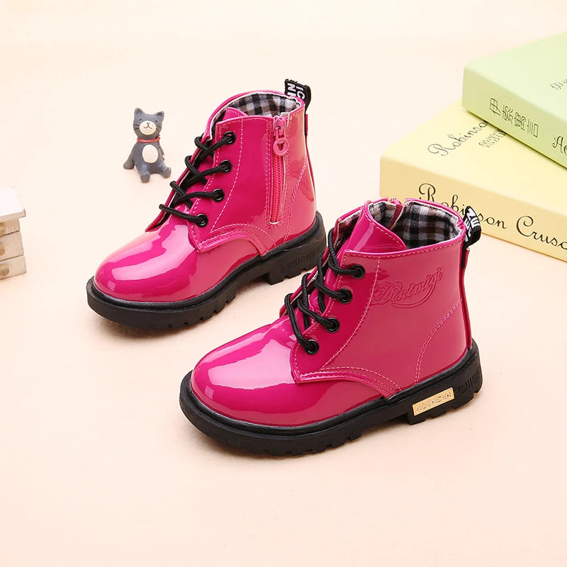 Glanzende kinderveterboots - afbeelding 20