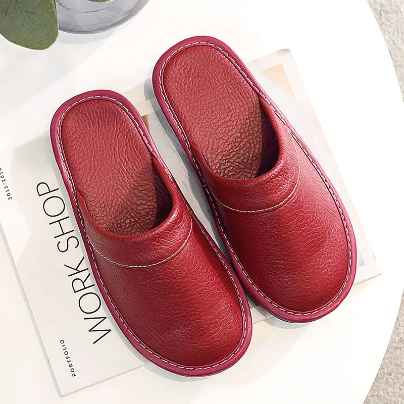 Leren instapslippers voor dames en heren - afbeelding 13
