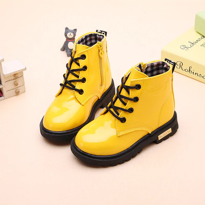 Glanzende kinderveterboots - afbeelding 12