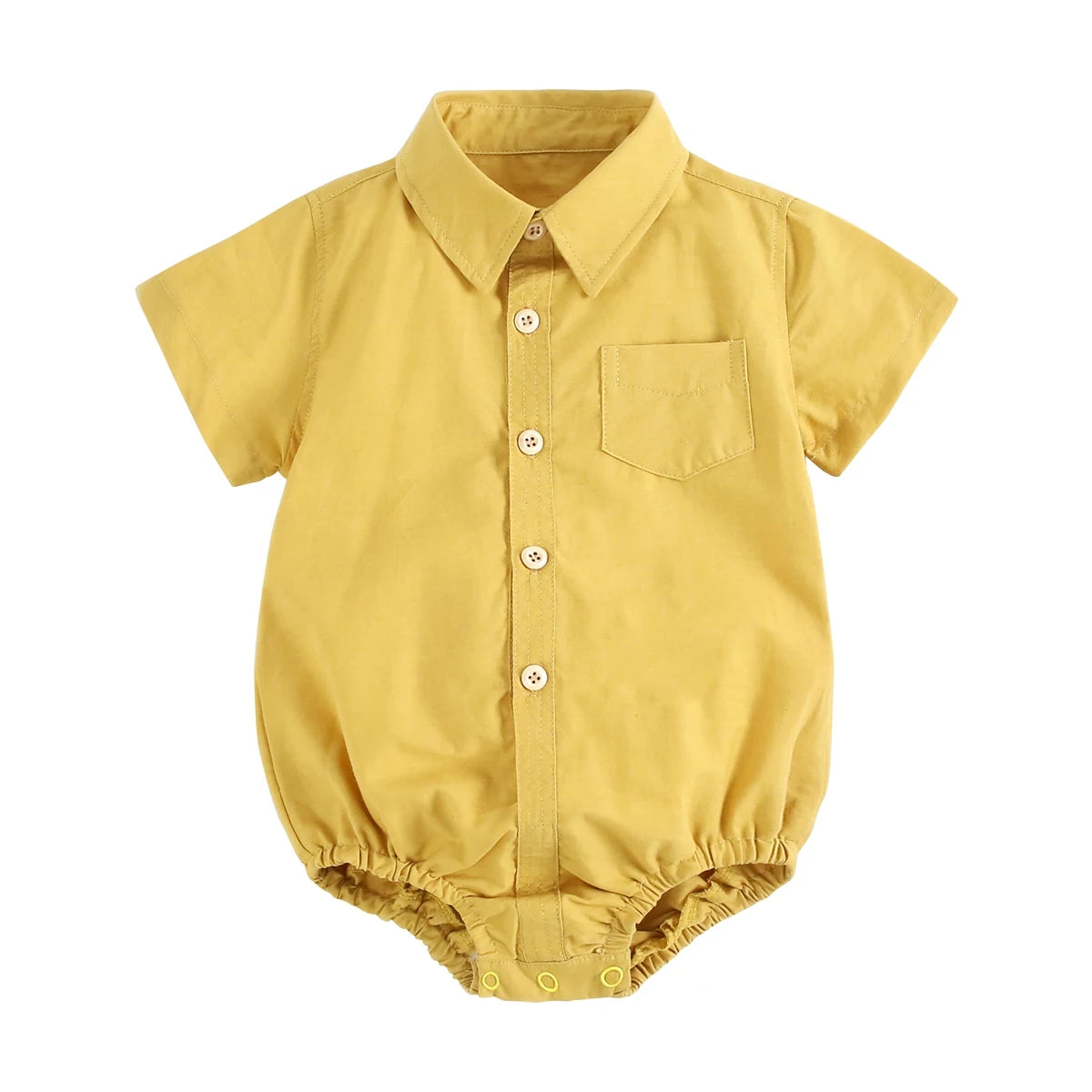 Katoenen babyromper voor jongens