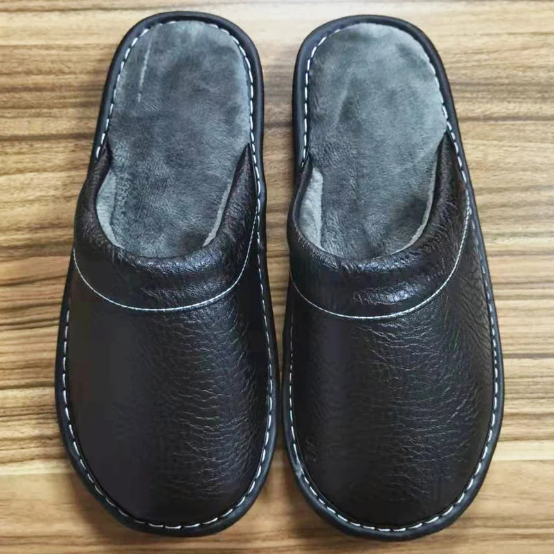 Leren instapslippers voor dames en heren - afbeelding 15