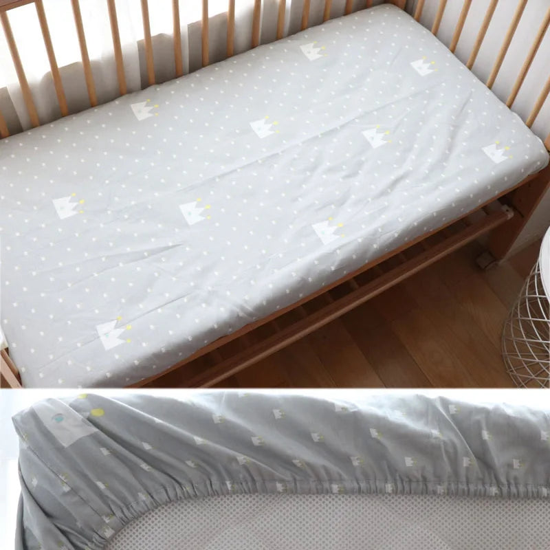 100% katoenen baby hoeslaken van 130x70cm