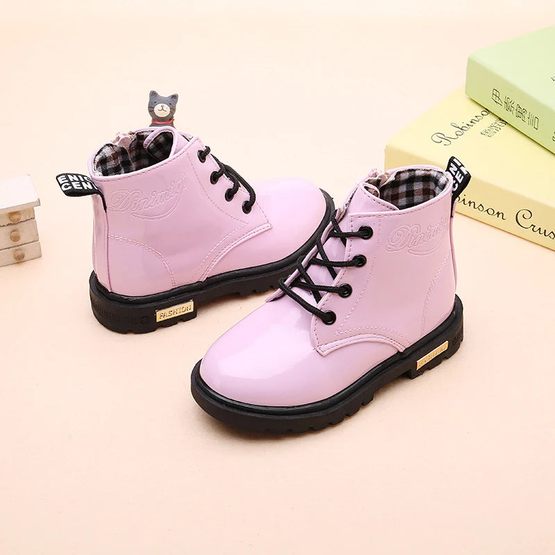 Glanzende kinderveterboots - afbeelding 17