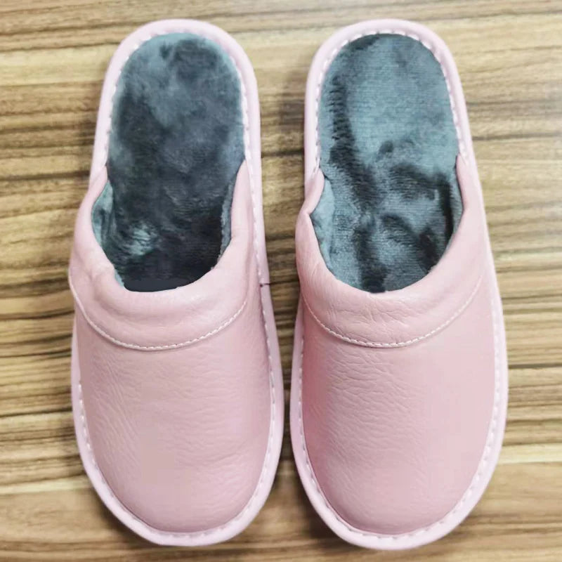 Leren instapslippers voor dames en heren - afbeelding 9