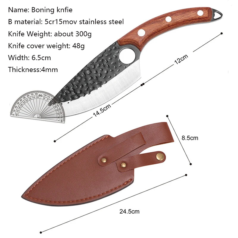 Roestvrijstalen keuken- en outdoor mes