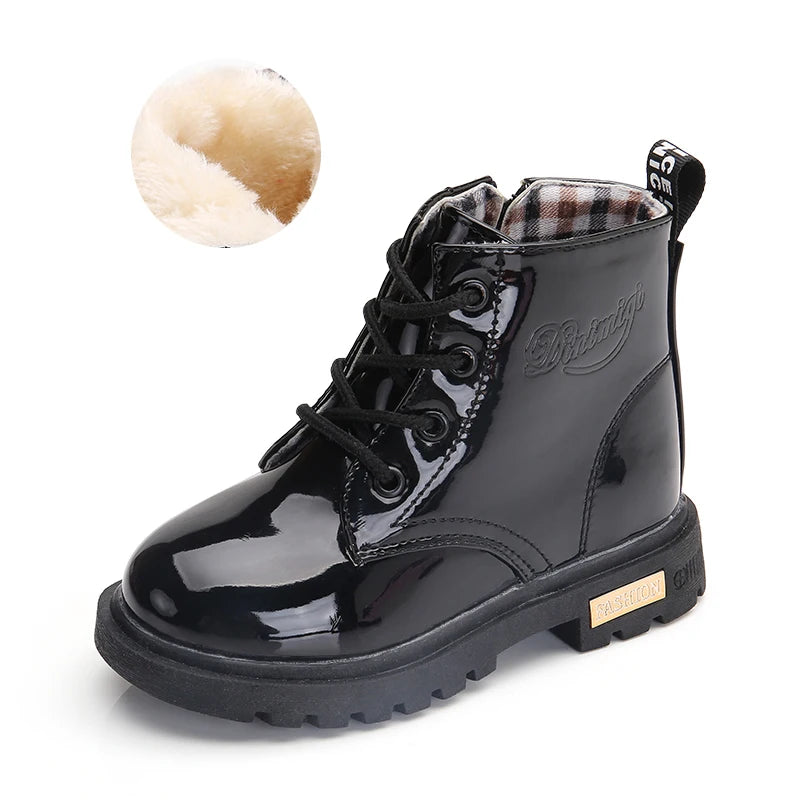 Glanzende kinderveterboots - afbeelding 31