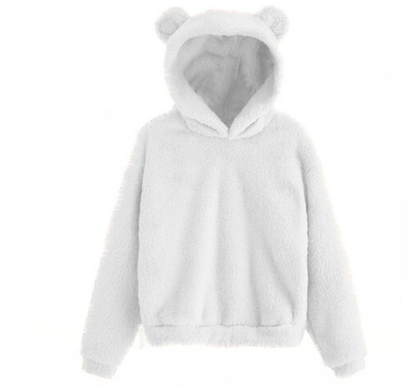 Teddy hoodie met berenoortjes - afbeelding 16