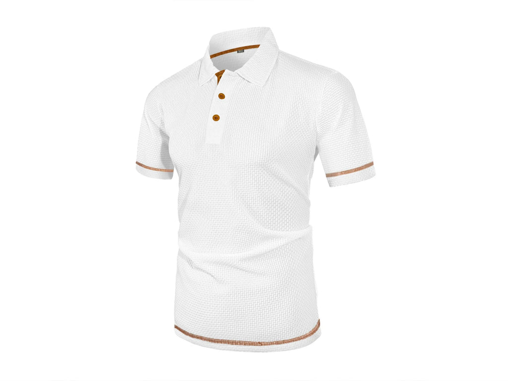 Heren Ice Silk Polo T-shirt