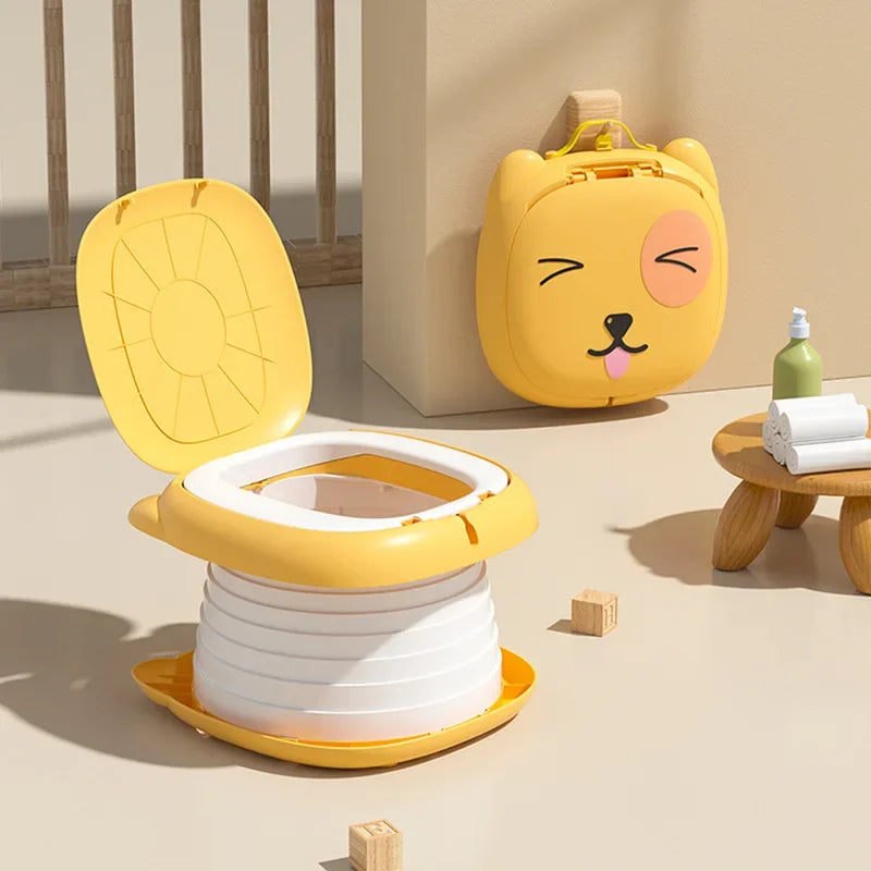 Draagbare opvouwbare peuterpotty