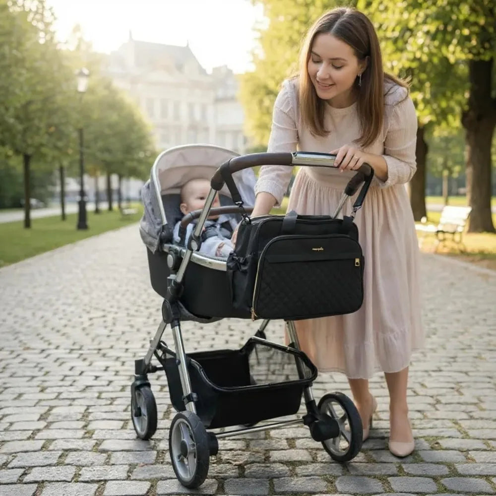 Praktische baby crossbody luiertas