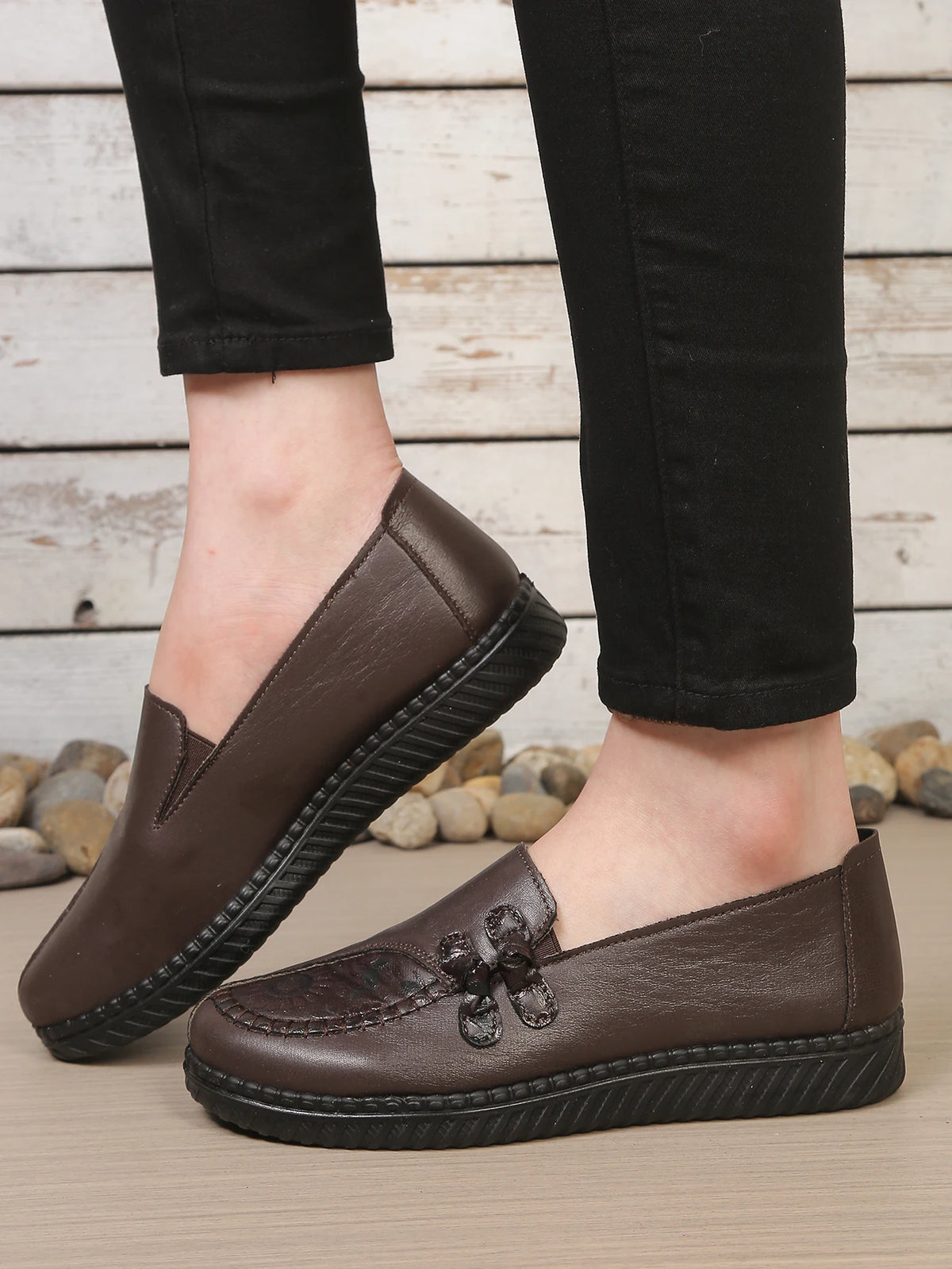 Damesloafers met bloemmotief - afbeelding 17