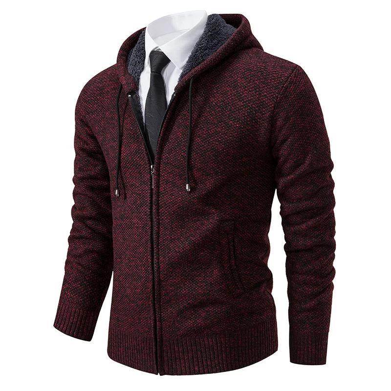 Gebreid herenvest met fleece - afbeelding 24