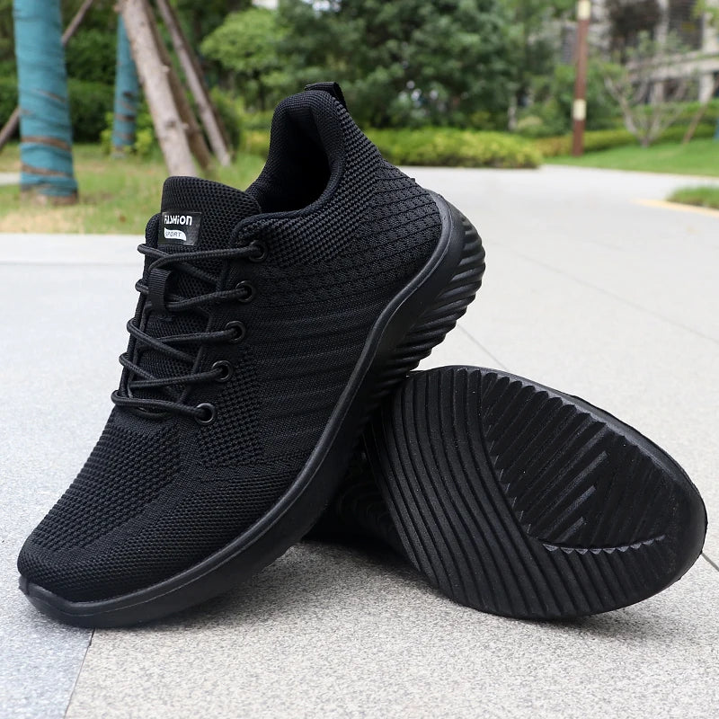 Ademende gebreide herensneakers - afbeelding 6