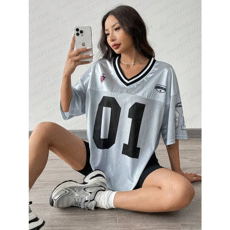 American Sports V-hals T-shirt