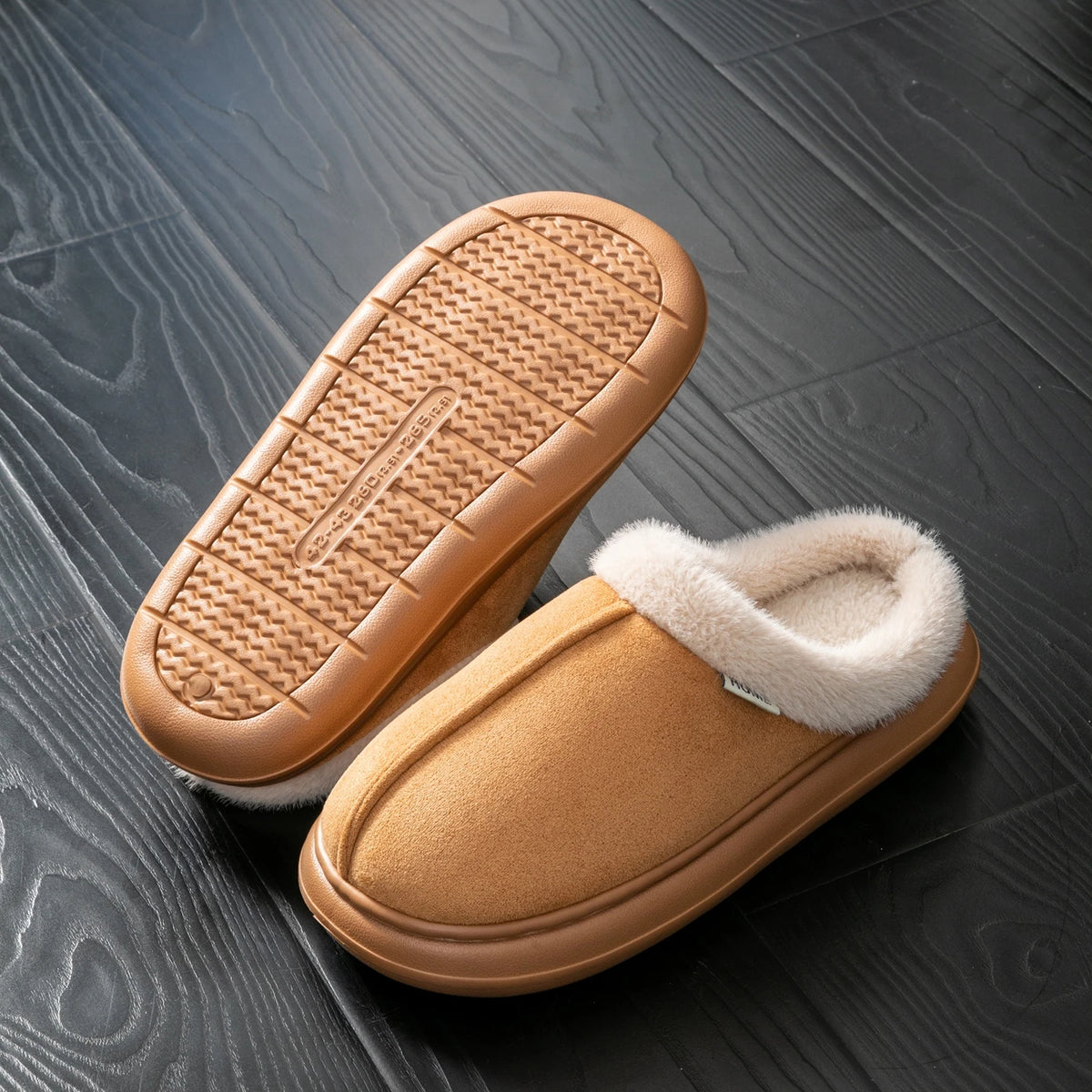 Gevoerde herenpantoffels - afbeelding 4