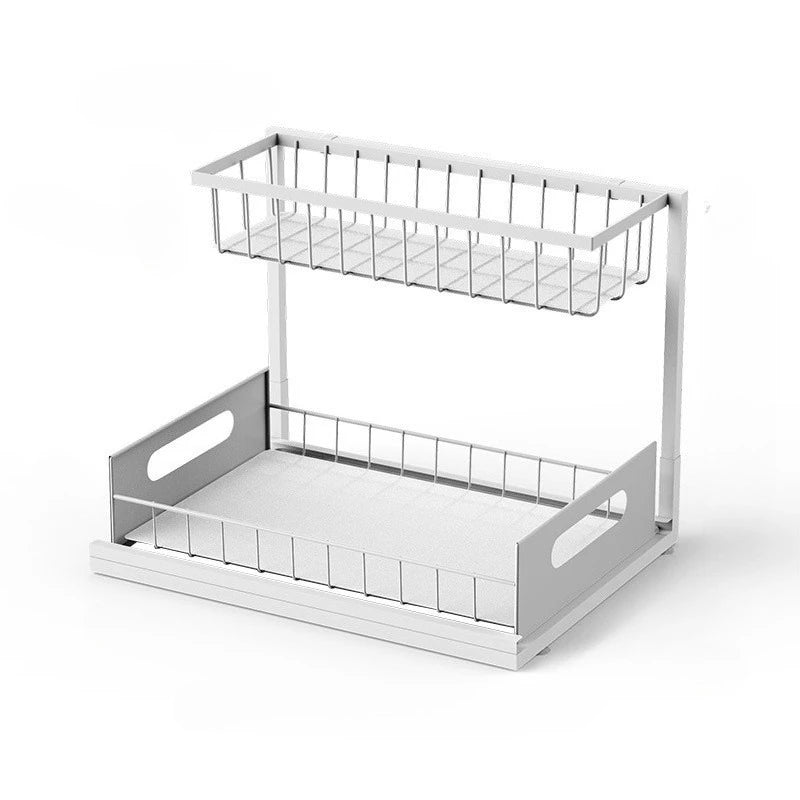 Uitschuifbare metalen onderkast organizer