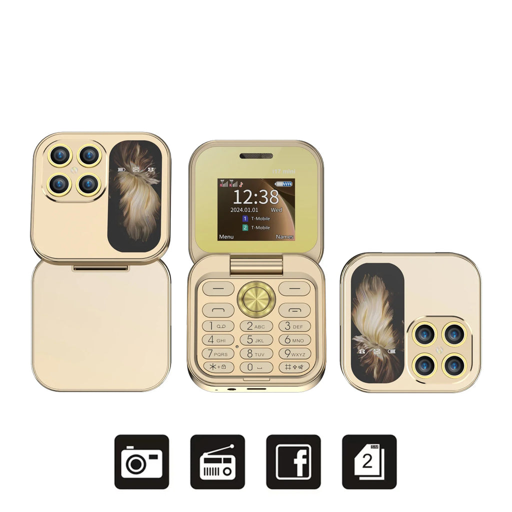 i17Mini 2G kleine flip telefoon