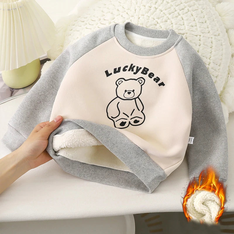 Gevoerde kindersweater - afbeelding 9
