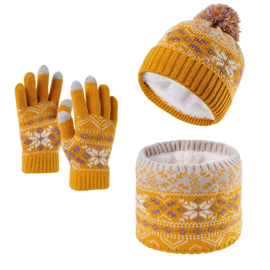 Kindermuts met col en handschoenen - afbeelding 4
