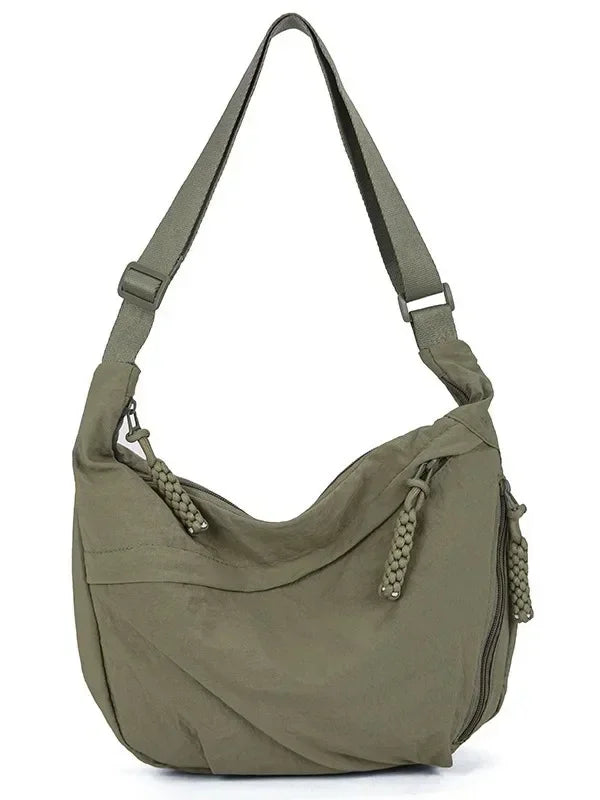 Nylon hobo crossbody tas - afbeelding 42