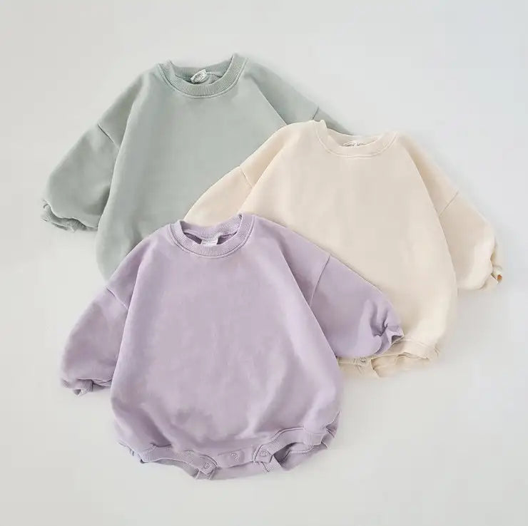 Babyromper in sweaterstijl - afbeelding 6