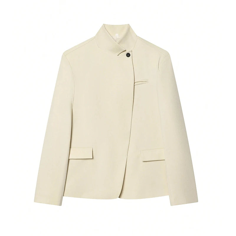 Kantoorblazer met opstaande kraag - afbeelding 30