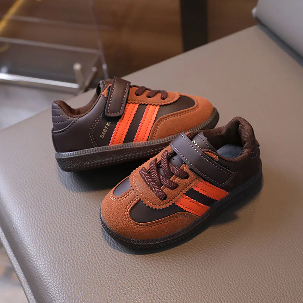 Sportieve PU leren kinderschoenen