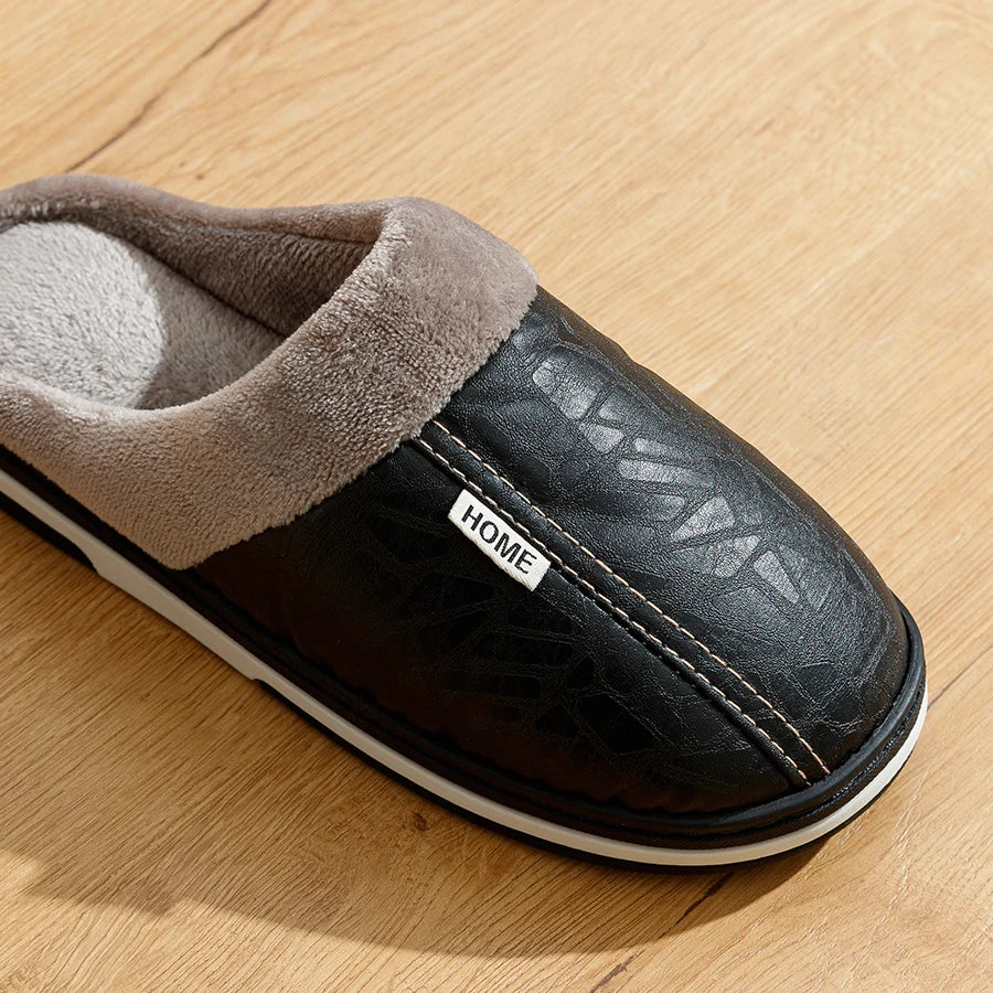 Leren herenpantoffels - afbeelding 6