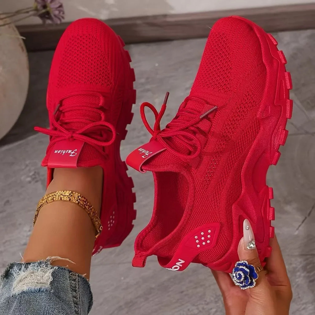 Chunky gebreide plateausneakers - afbeelding 31