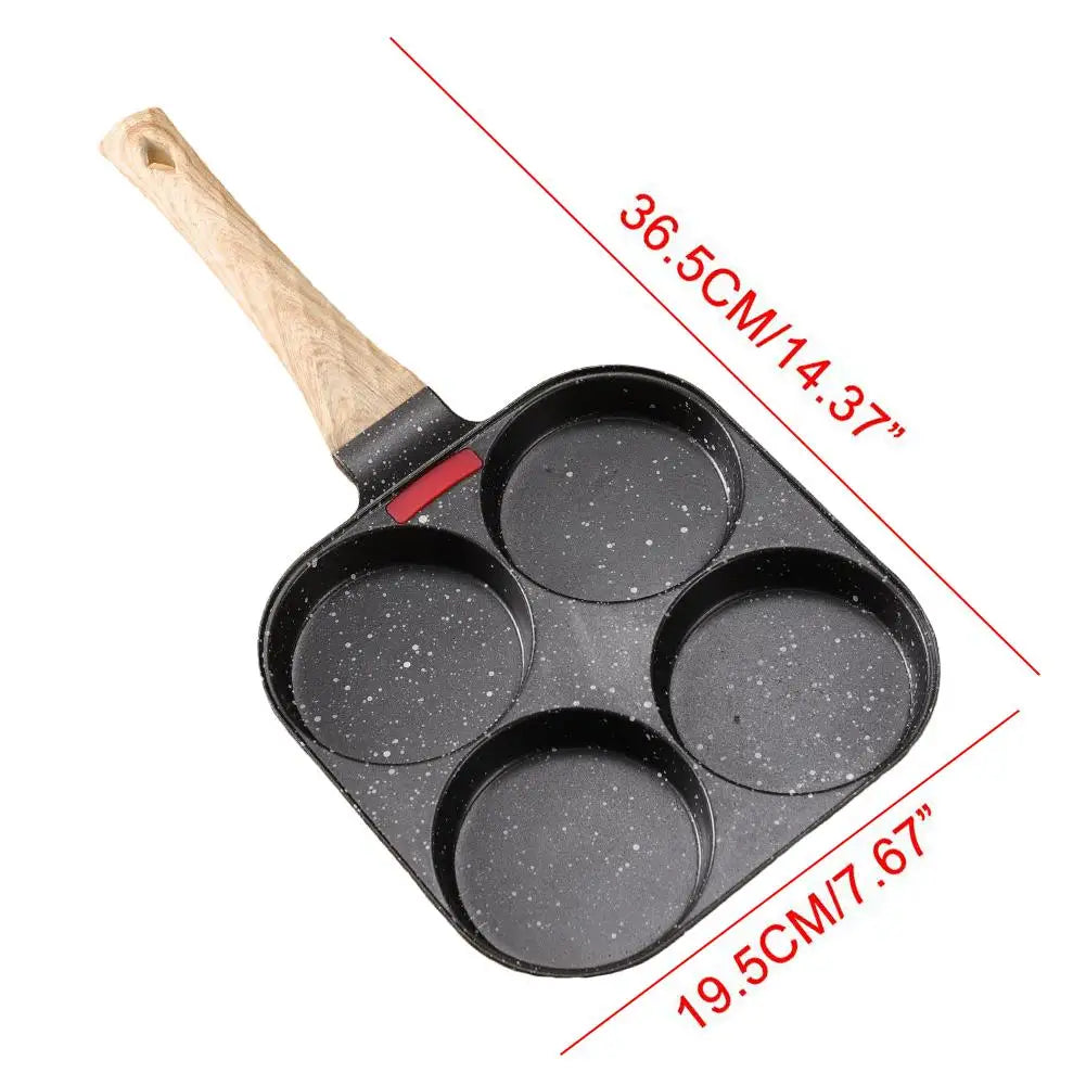 Anti-aanbak koekenpan (4-cup)