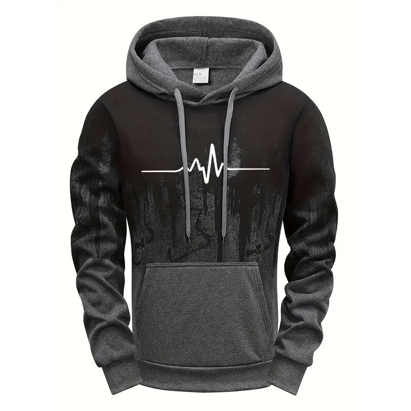 Joggingpak met hartslagprint - afbeelding 3