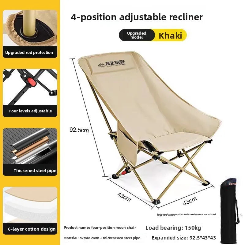 4-standen verstelbare Moon Chair